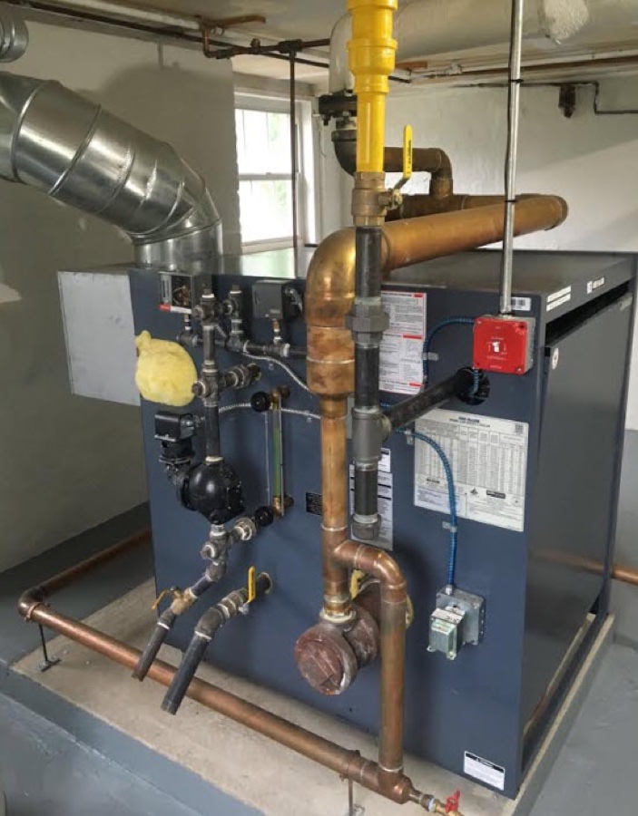 Boiler replacement and copper piping by Visentin